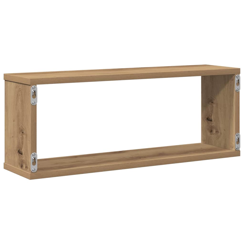 Mensole Parete a Cubo 4 pz Artigianale 30x15x30 cm Truciolato | homemem39