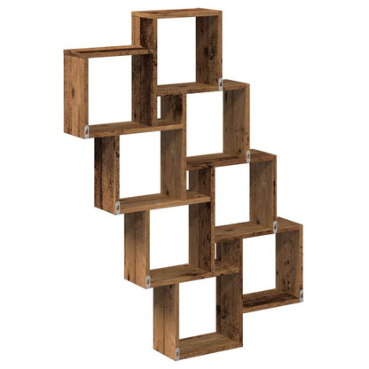 Mensola a Muro a Cubo Antico 90x15x119,5 cm Legno Multistrato | homemem39