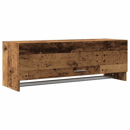 Armadio in Legno Vecchio 100x32,5x35 cm in Legno Multistrato