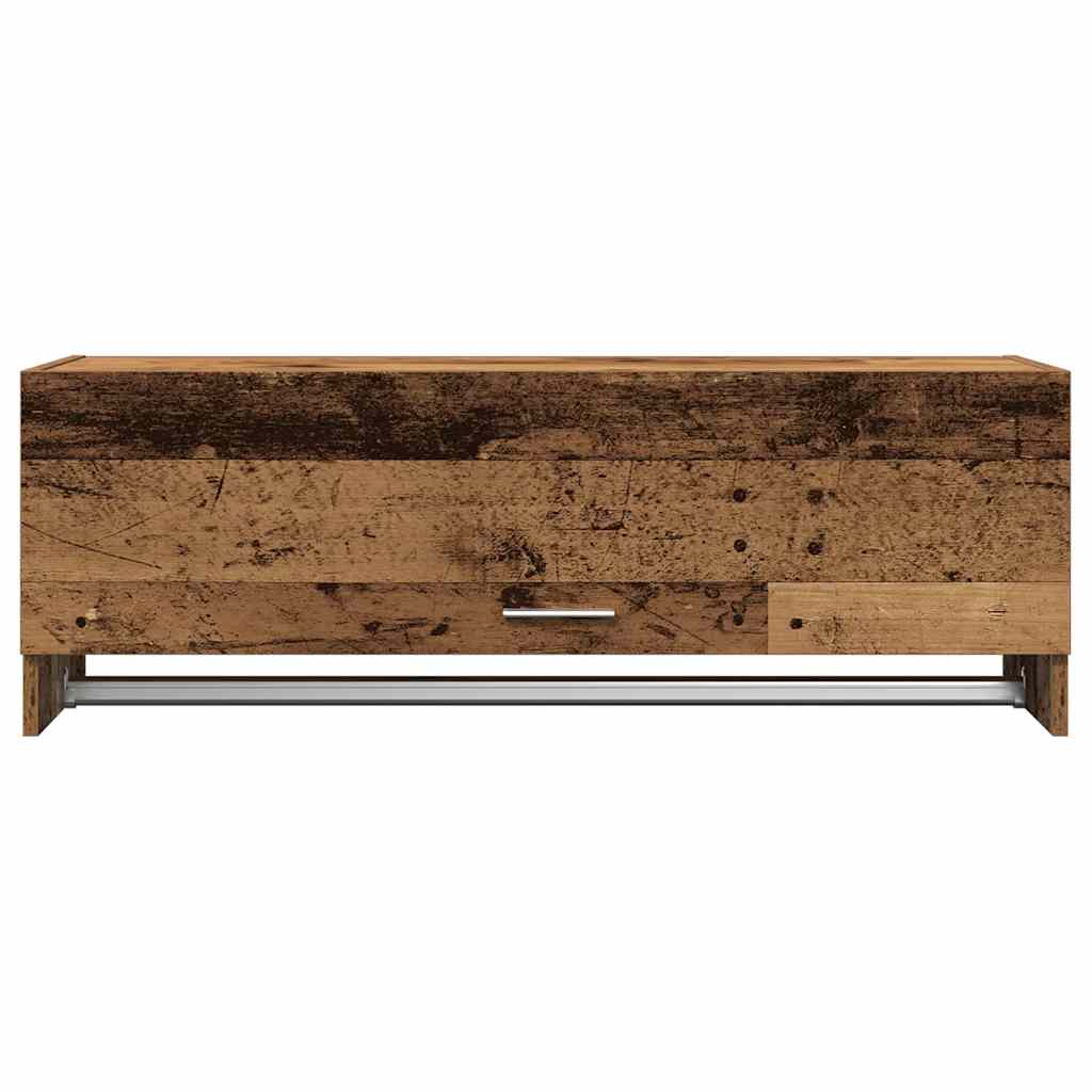 Armadio in Legno Vecchio 100x32,5x35 cm in Legno Multistrato | homemem39