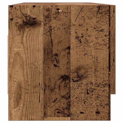 Armadio in Legno Vecchio 100x32,5x35 cm in Legno Multistrato | homemem39