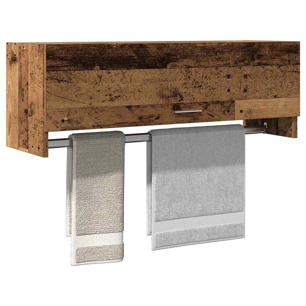 Armadio in Legno Vecchio 100x32,5x35 cm in Legno Multistrato | homemem39