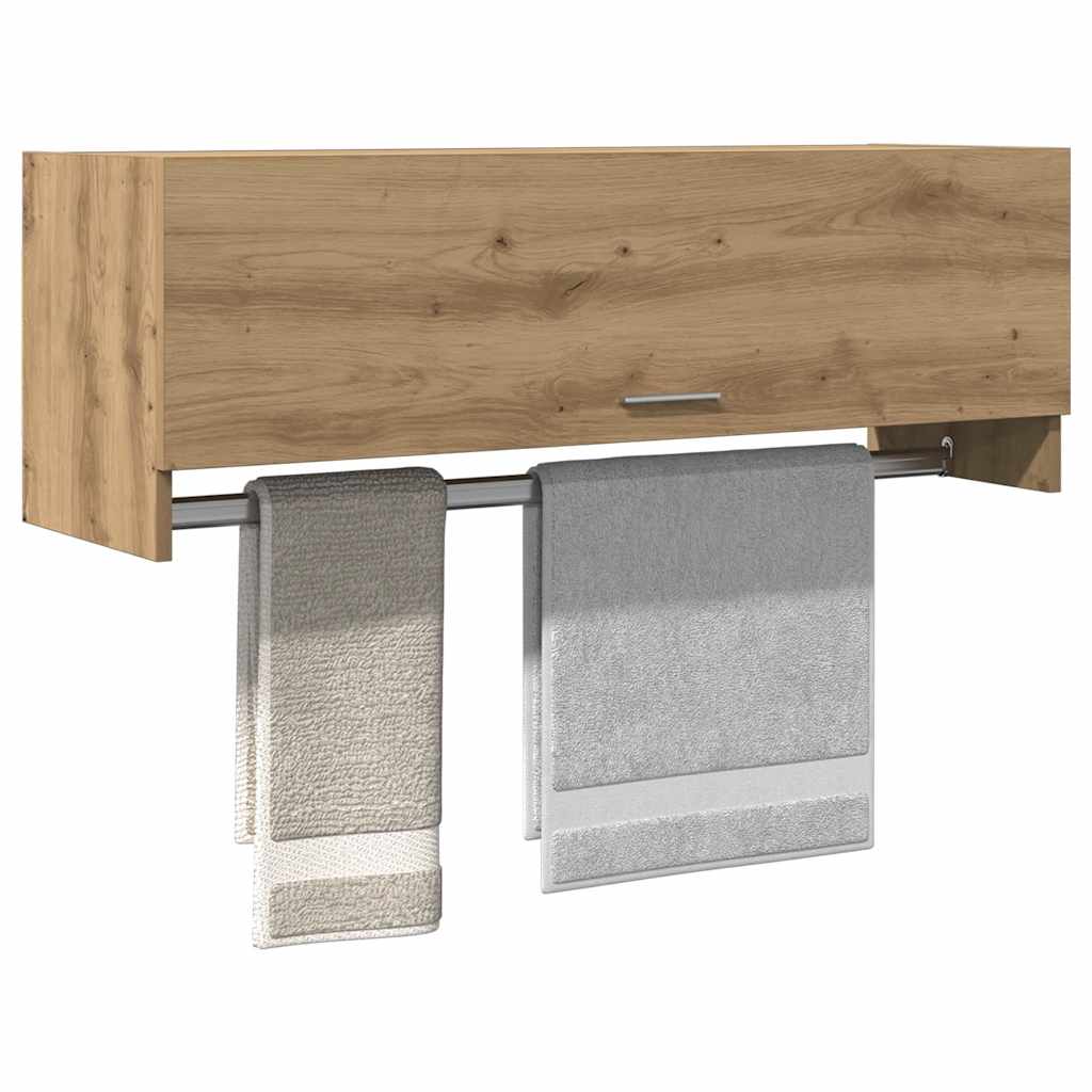 Armadio Rovere Artigianale 100x32,5x35 cm in Truciolato - homemem39