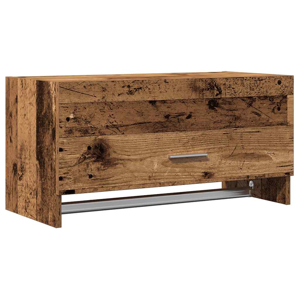 Armadio Legno Vecchio 70x32,5x35 cm in Legno Multistrato - homemem39