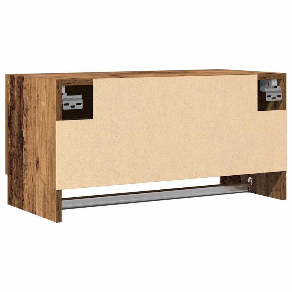 Armadio Legno Vecchio 70x32,5x35 cm in Legno Multistrato - homemem39