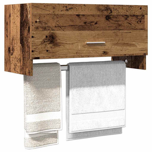 Armadio Legno Vecchio 70x32,5x35 cm in Legno Multistrato - homemem39