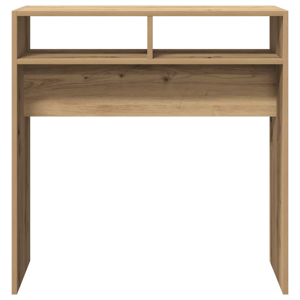 Tavolo Consolle Rovere Artigianale 78x30x80 cm in Truciolato | homemem39