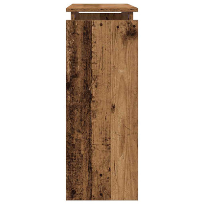Tavolino Consolle Legno Antico 80x30x80 cm in Truciolato | homemem39