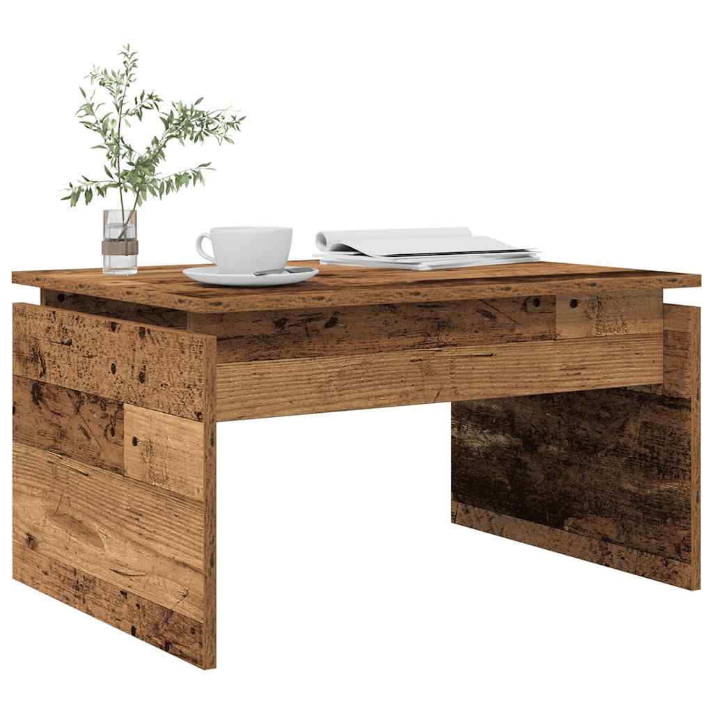 Tavolino da Salotto Legno Antico 68x50x38 cm in Truciolato | homemem39