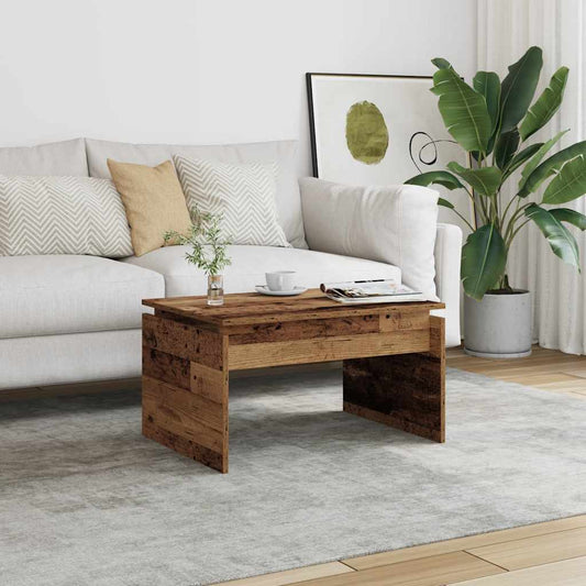 Tavolino da Salotto Legno Antico 68x50x38 cm in Truciolato | homemem39