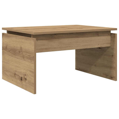 Tavolino da Salotto Rovere Artigianale 68x50x38cm in Truciolato | homemem39