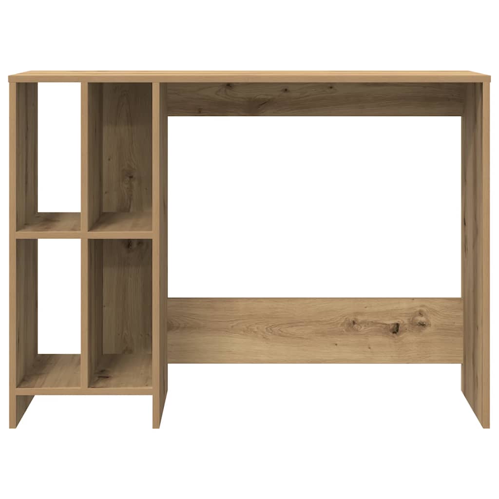 Scrivania Rovere Artigianale 102,5x35x75cm in Legno Multistrato