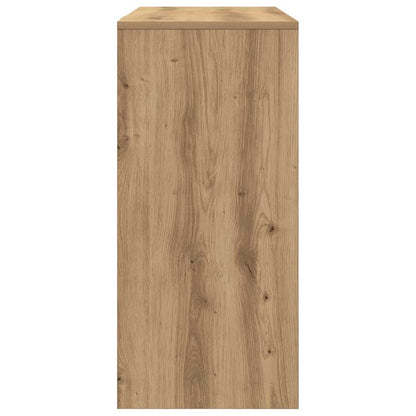 Scrivania Rovere Artigianale 102,5x35x75cm in Legno Multistrato