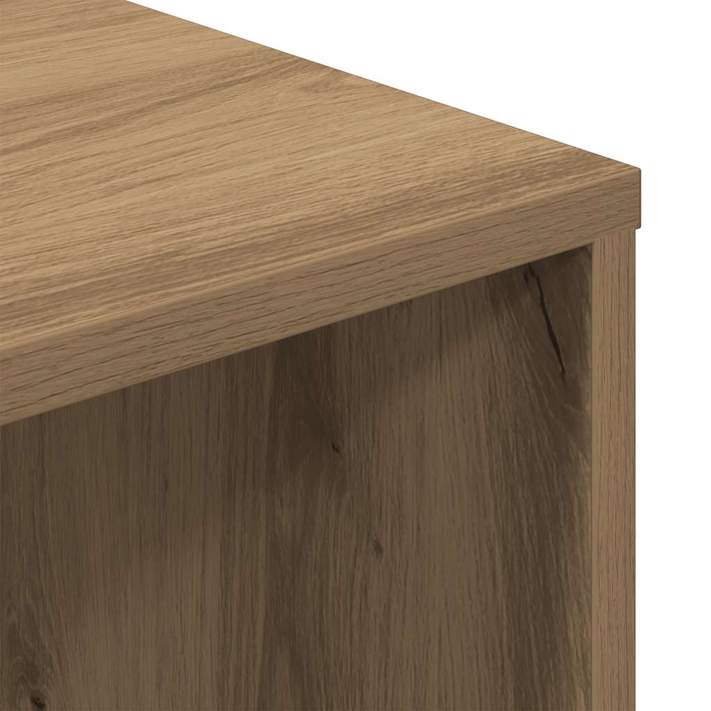 Scrivania Rovere Artigianale 102,5x35x75cm in Legno Multistrato - homemem39