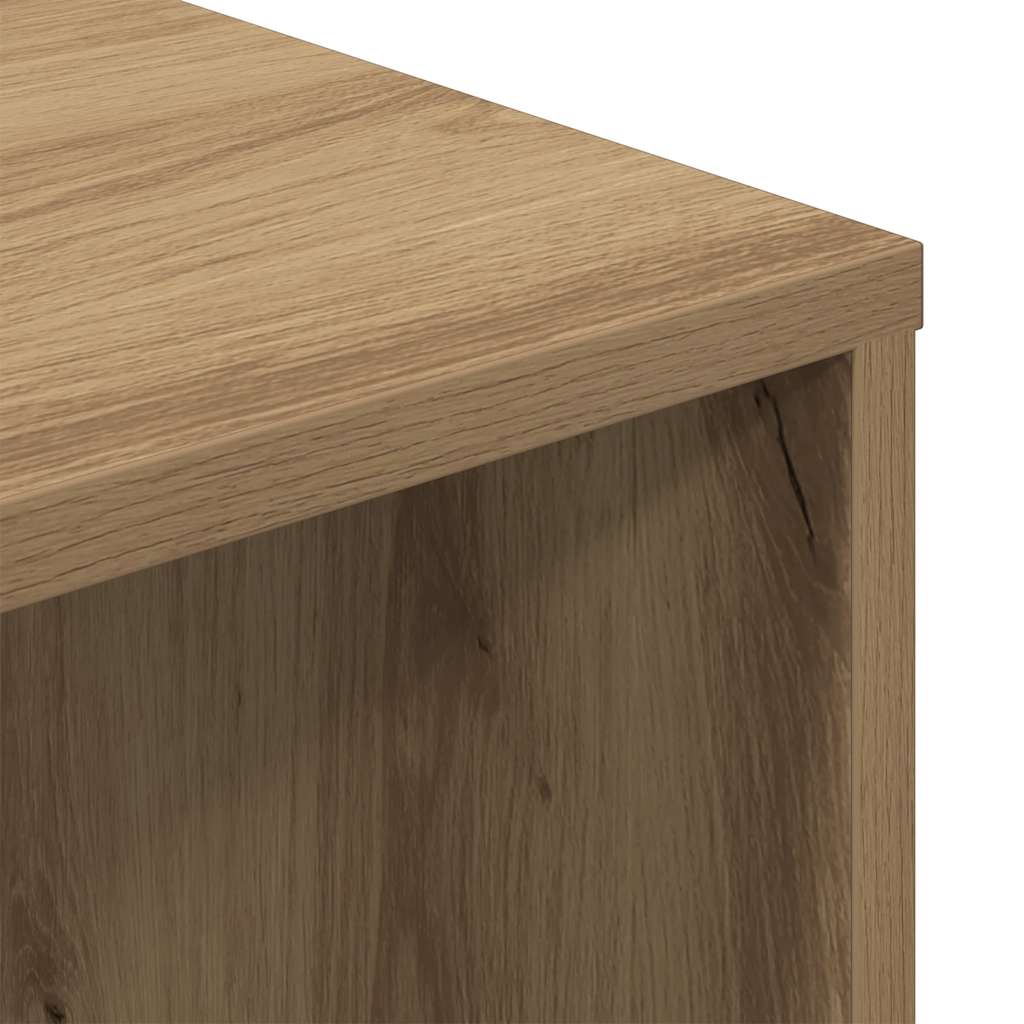 Scrivania Rovere Artigianale 102,5x35x75cm in Legno Multistrato