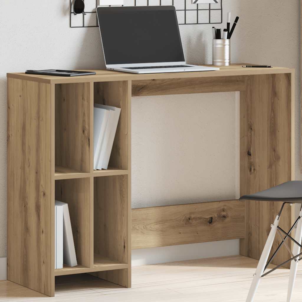 Scrivania Rovere Artigianale 102,5x35x75cm in Legno Multistrato