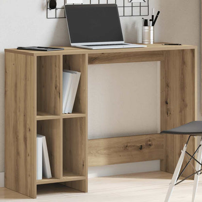 Scrivania Rovere Artigianale 102,5x35x75cm in Legno Multistrato