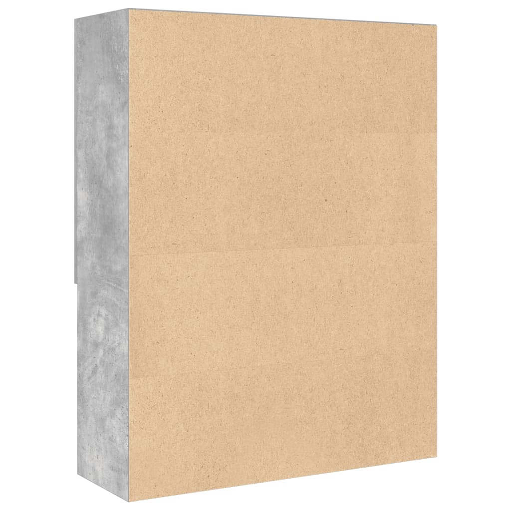 Mobile per Lavatrice Grigio Cemento 70,5x25,5x90 cm | homemem39