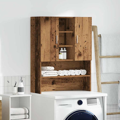 Mobile per Lavatrice Legno Antico 70,5x25,5x90 cm | homemem39