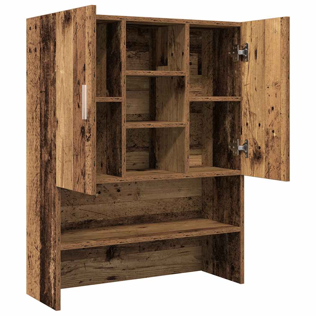 Mobile per Lavatrice Legno Antico 70,5x25,5x90 cm | homemem39