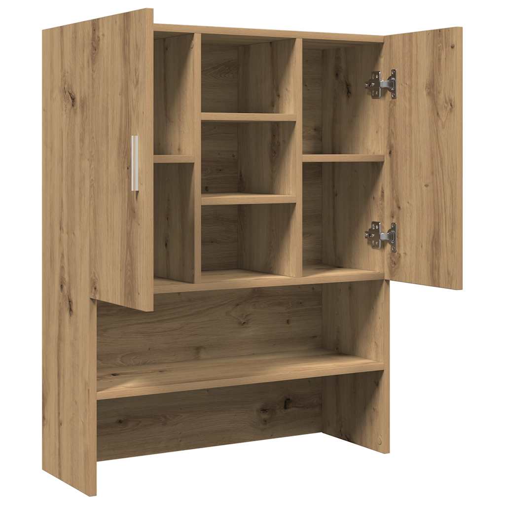 Mobile per Lavatrice Rovere Artigianale 70,5x25,5x90 cm | homemem39