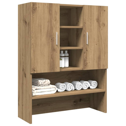 Mobile per Lavatrice Rovere Artigianale 70,5x25,5x90 cm | homemem39