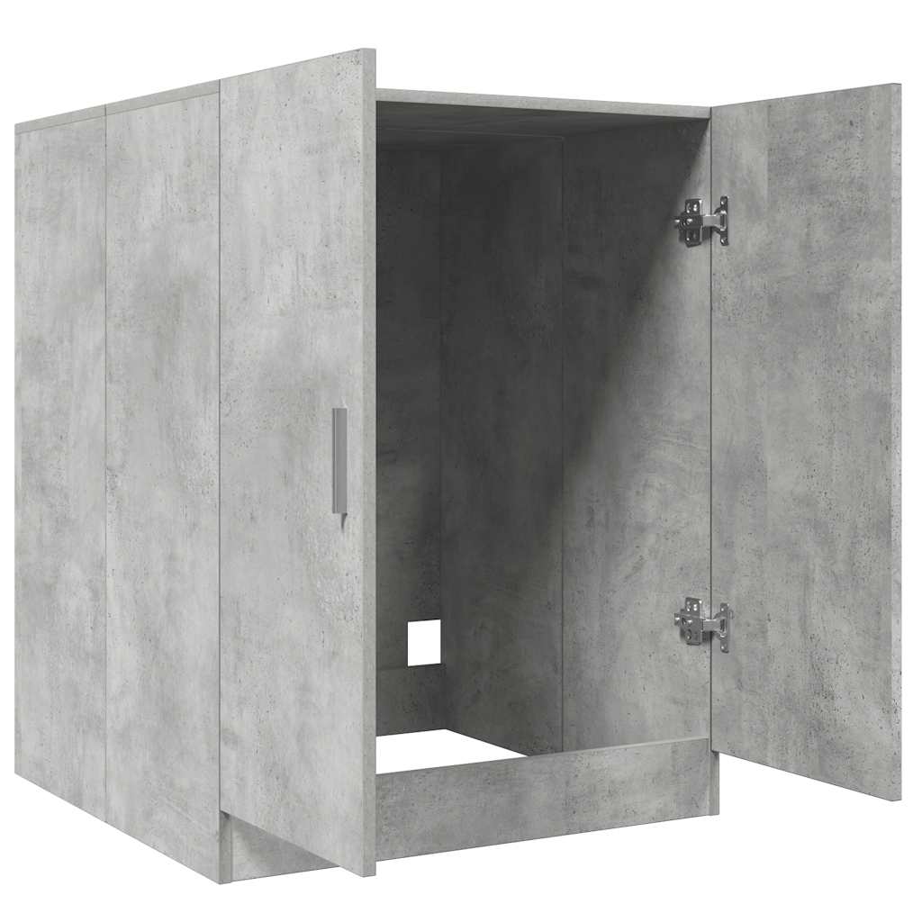 Mobile per Lavatrice Grigio Cemento 70,5x71,5x91,5 cm | homemem39