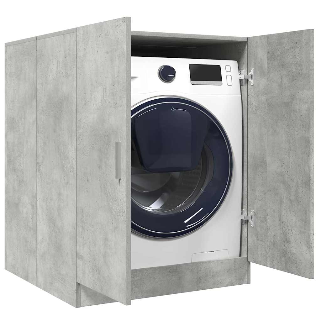 Mobile per Lavatrice Grigio Cemento 70,5x71,5x91,5 cm | homemem39