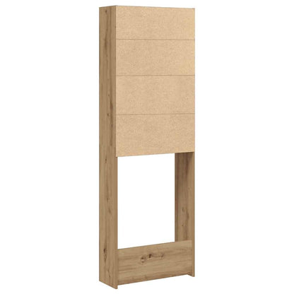 Mobile per Lavatrice Rovere Artigianale 64x24x190 cm | homemem39