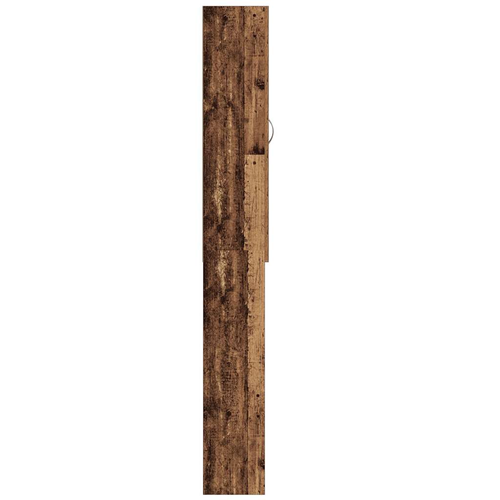 Mobile per Lavatrice Legno Antico 64x25,5x190 cm | homemem39