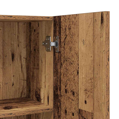 Mobile per Lavatrice Legno Antico 64x25,5x190 cm | homemem39