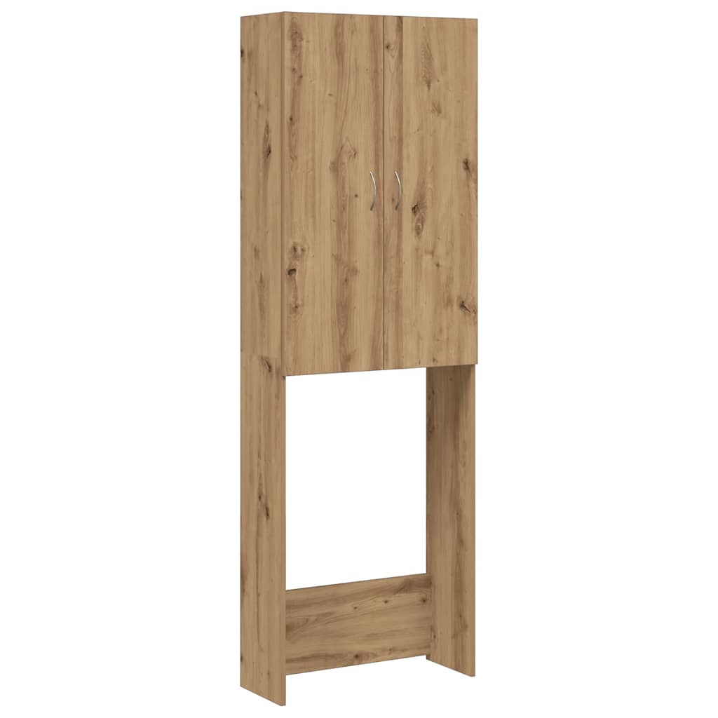 Mobile per Lavatrice Rovere Artigianale 64x25,5x190 cm | homemem39
