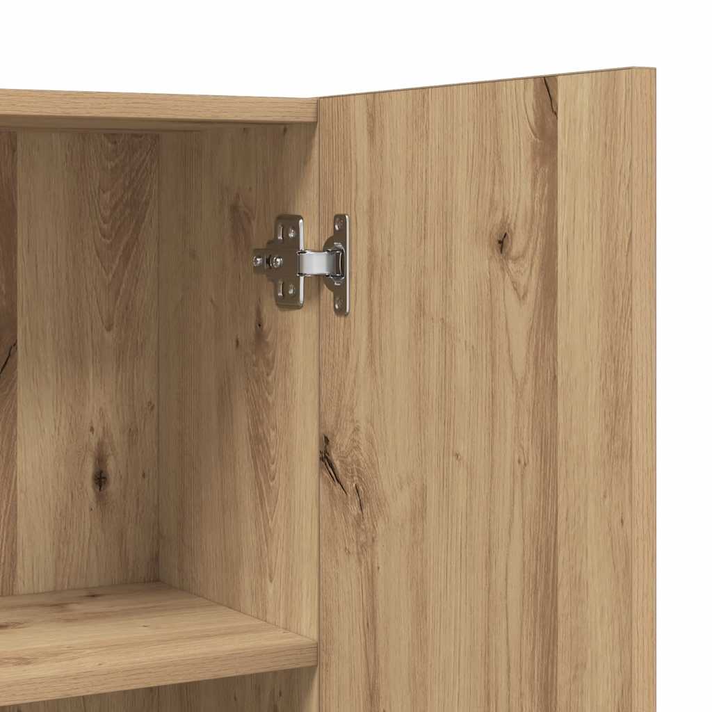 Mobile per Lavatrice Rovere Artigianale 64x25,5x190 cm | homemem39