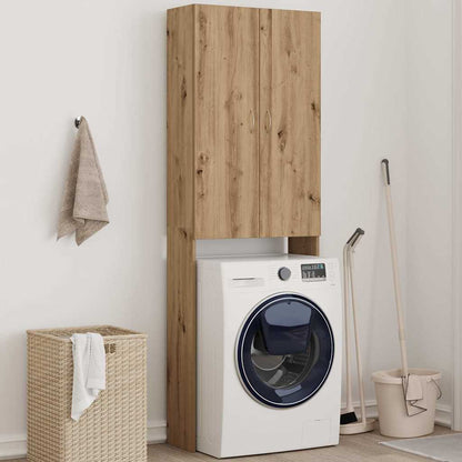 Mobile per Lavatrice Rovere Artigianale 64x25,5x190 cm | homemem39