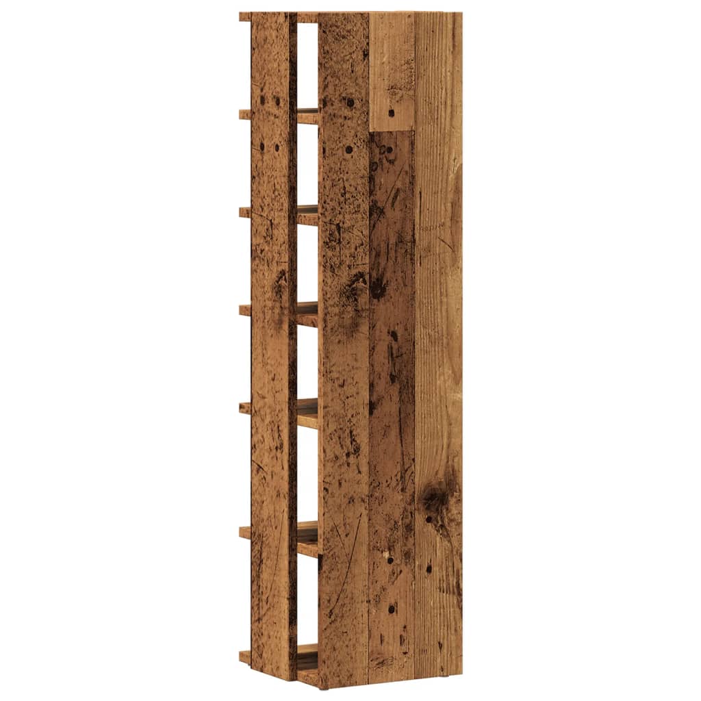 Scarpiera Legno Antico 28x27x102 cm in Legno Multistrato - homemem39