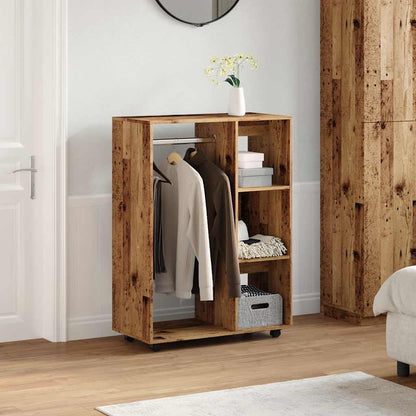 Armadio Legno Antico 80x40x110 cm in Legno Multistrato - homemem39