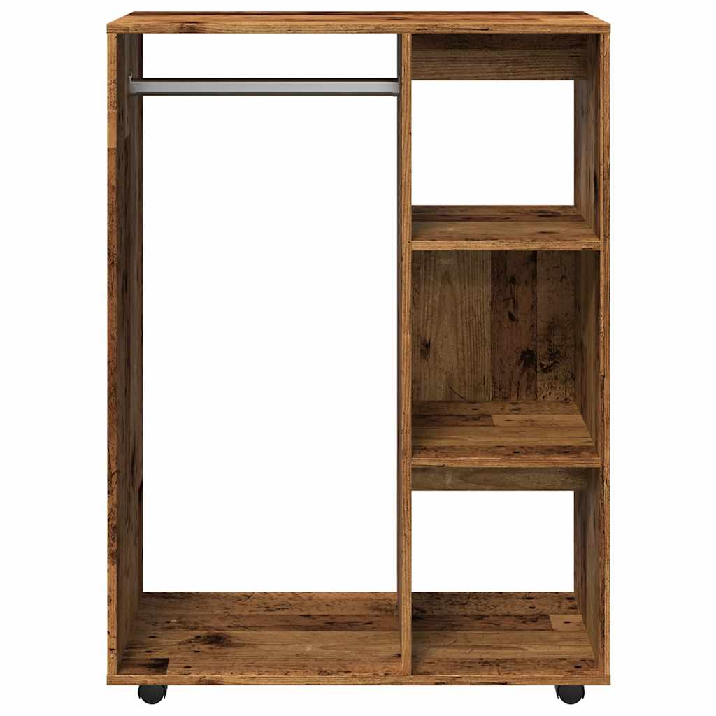 Armadio Legno Antico 80x40x110 cm in Legno Multistrato | homemem39