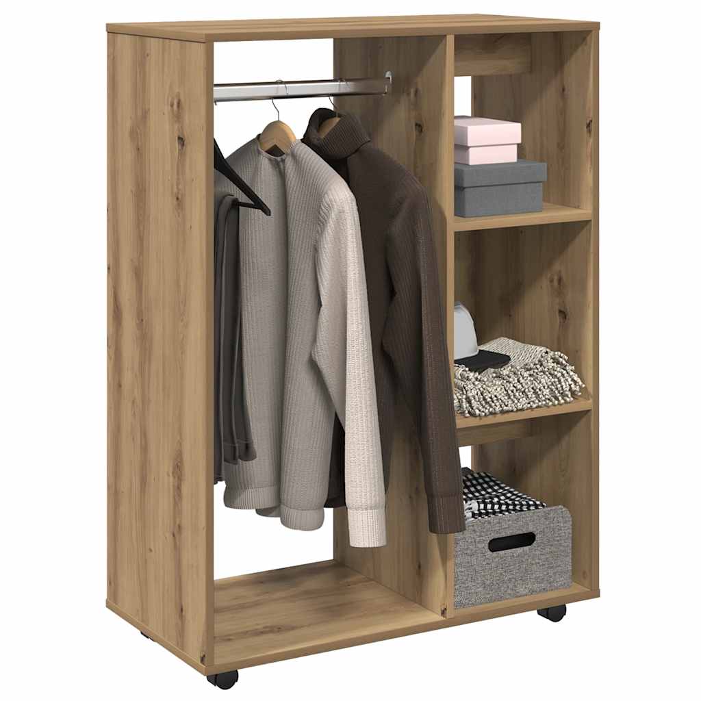 Armadio Rovere Artigianale 80x40x110 cm in Legno Multistrato | homemem39