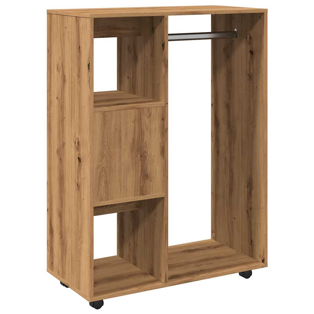 Armadio Rovere Artigianale 80x40x110 cm in Legno Multistrato - homemem39