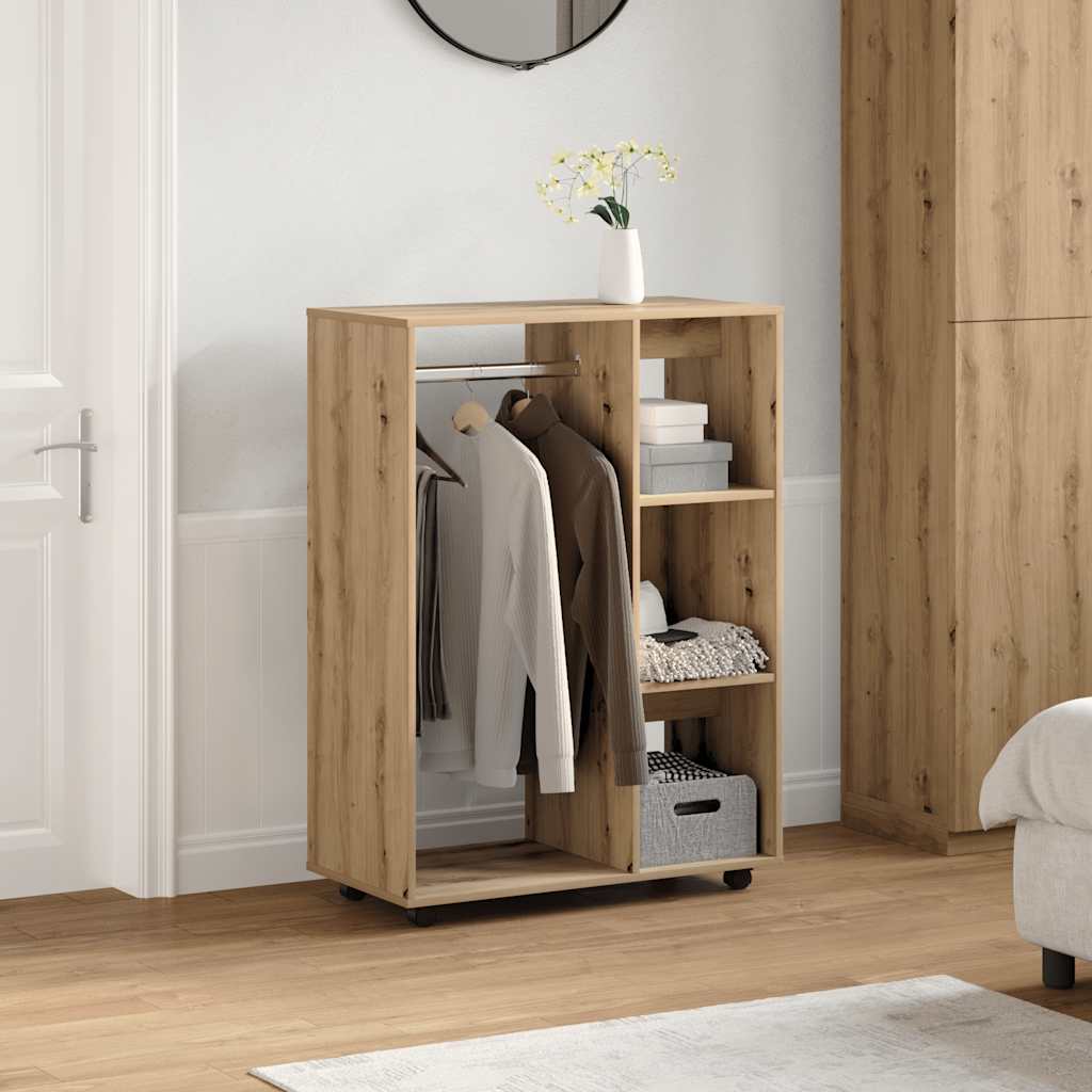 Armadio Rovere Artigianale 80x40x110 cm in Legno Multistrato | homemem39