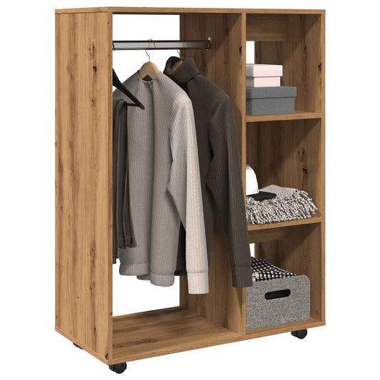 Armadio Rovere Artigianale 80x40x110 cm in Legno Multistrato - homemem39