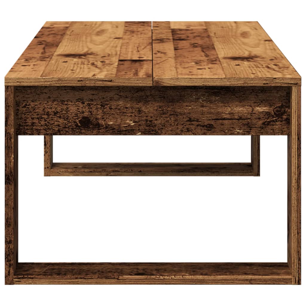 Tavolino da Salotto Legno Antico 102x50x35 cm in Truciolato | homemem39