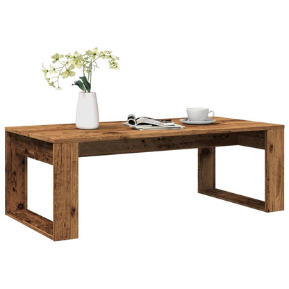Tavolino da Salotto Legno Antico 102x50x35 cm in Truciolato | homemem39