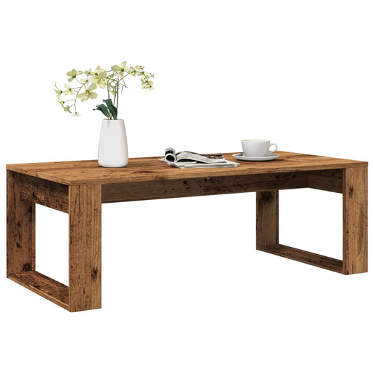 Tavolino da Salotto Legno Antico 102x50x35 cm in Truciolato | homemem39
