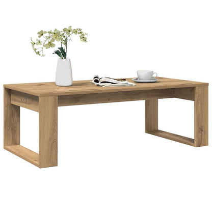 Tavolino Salotto Rovere Artigianale 102x50x35 cm in Truciolato | homemem39