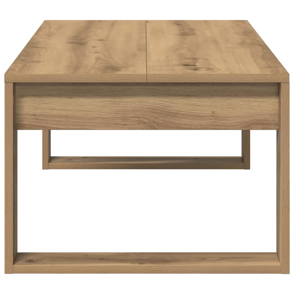 Tavolino Salotto Rovere Artigianale 102x50x35 cm in Truciolato | homemem39