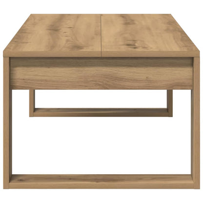 Tavolino Salotto Rovere Artigianale 102x50x35 cm in Truciolato | homemem39