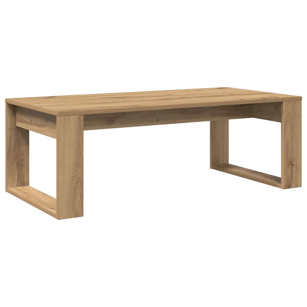 Tavolino Salotto Rovere Artigianale 102x50x35 cm in Truciolato | homemem39