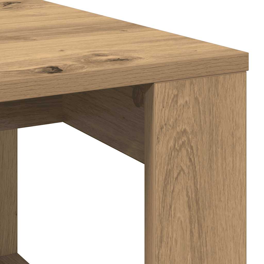 Tavolino Salotto Rovere Artigianale 102x50x35 cm in Truciolato | homemem39