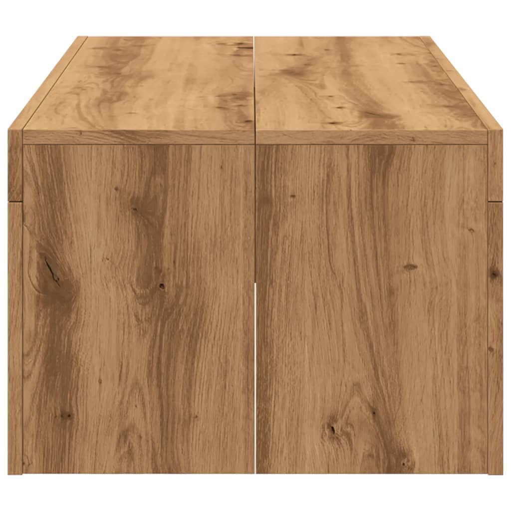 Tavolino Salotto Rovere Artigianale 102x50x35 cm in Truciolato | homemem39